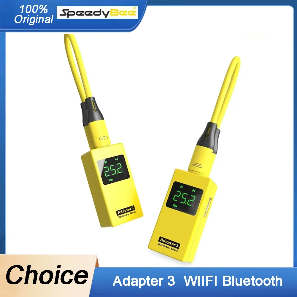 SpeedyBee Adapter 3 WIIFI Bluetooth Adapter3 Wireless Blackbox Analyzer and Firmware Flasher/Configurator iNav Betaflight
SpeedyBee Adapter 3 WIIFI Bluetooth Adapter3 Wireless Blackbox Analyzer and Firmware Flasher/Configurator iNav Betaflight