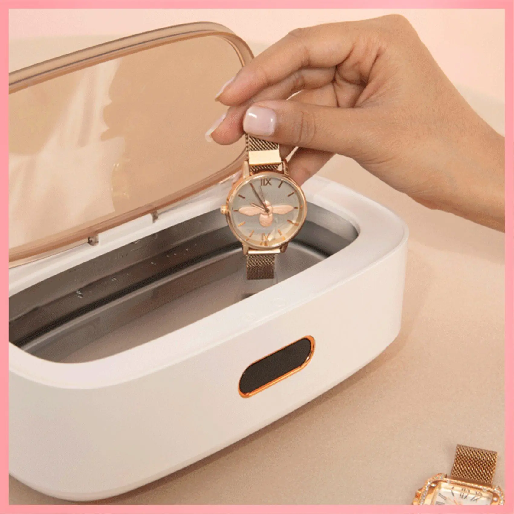 L65A-Ultrasonic Cleaner,300Ml Multi-Purpose Cleaner For Jewelry Glass Cleaner Machine With Automatic Timer Cleaner EU Plug
L65A-Ultrasonic Cleaner,300Ml Multi-Purpose Cleaner For Jewelry Glass Cleaner Machine With Automatic Timer Cleaner EU Plug