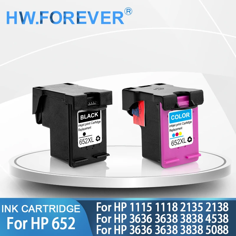 652 652XL Ink Cartridge Compatible Replacement For HP Deskjet 1115 1118 2135 2136 3635 3636 3835 4535 Printer Ink Cartridge
652 652XL Ink Cartridge Compatible Replacement For HP Deskjet 1115 1118 2135 2136 3635 3636 3835 4535 Printer Ink Cartridge