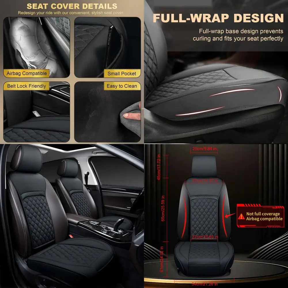 Custom-Fit Leather Waterproof Seat Covers for Lincoln Navigator, MKZ, Aviator, Corsair, Nautilus, MKX, Continental, MKC - 2 Pack
Custom-Fit Leather Waterproof Seat Covers for Lincoln Navigator, MKZ, Aviator, Corsair, Nautilus, MKX, Continental, MKC - 2 Pack