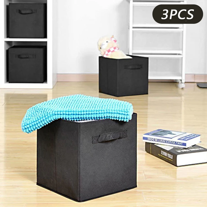 3 Pcs Non Woven Fabric Storage Bin Cabinet Drawer Organization Clothing Underwear Storage box Kid Toy Storage Organizer
3 Pcs Non Woven Fabric Storage Bin Cabinet Drawer Organization Clothing Underwear Storage box Kid Toy Storage Organizer