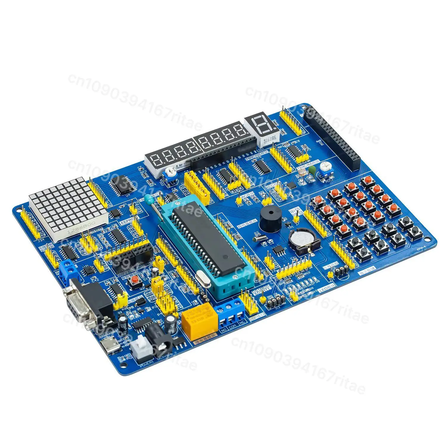 51 Single-Chip Microcomputer STC89C51 Development Board STM32+ARM Dual-Core Learning Kit
51 Single-Chip Microcomputer STC89C51 Development Board STM32+ARM Dual-Core Learning Kit