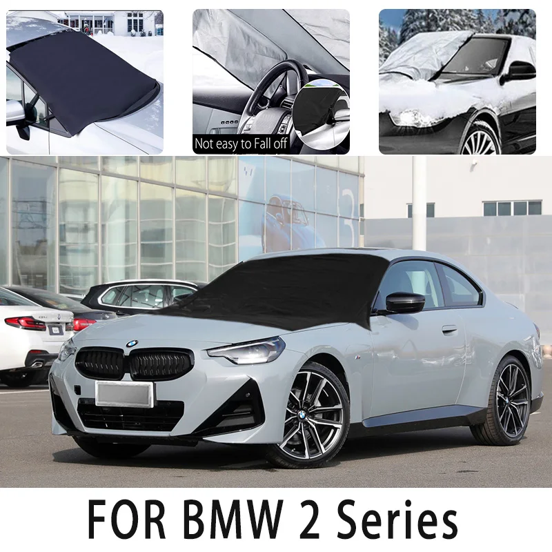Car snow cover front cover for BMW 2 Series snowprotection heat insulation shading, wind Frost prevention car accessories
Car snow cover front cover for BMW 2 Series snowprotection heat insulation shading, wind Frost prevention car accessories