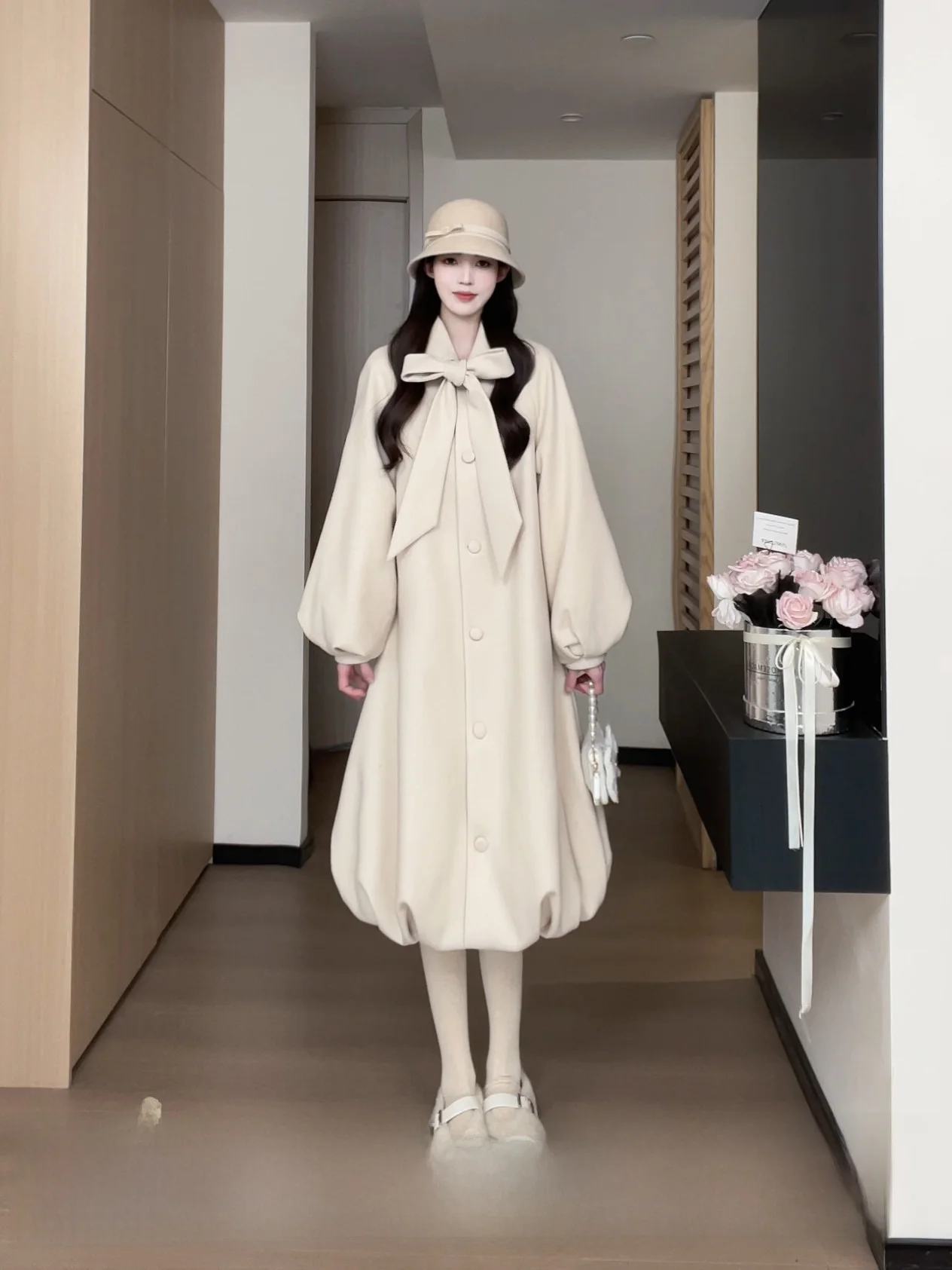 Женское шерстяное пальто Sweet Sle с воротником-шляпой, длинное свековое водонепроницаемое осеннее пальто с высокой талией и узлом средней длины...
Женское шерстяное пальто Sweet Sle с воротником-шляпой, длинное свековое водонепроницаемое осеннее пальто с высокой талией и узлом средней длины...