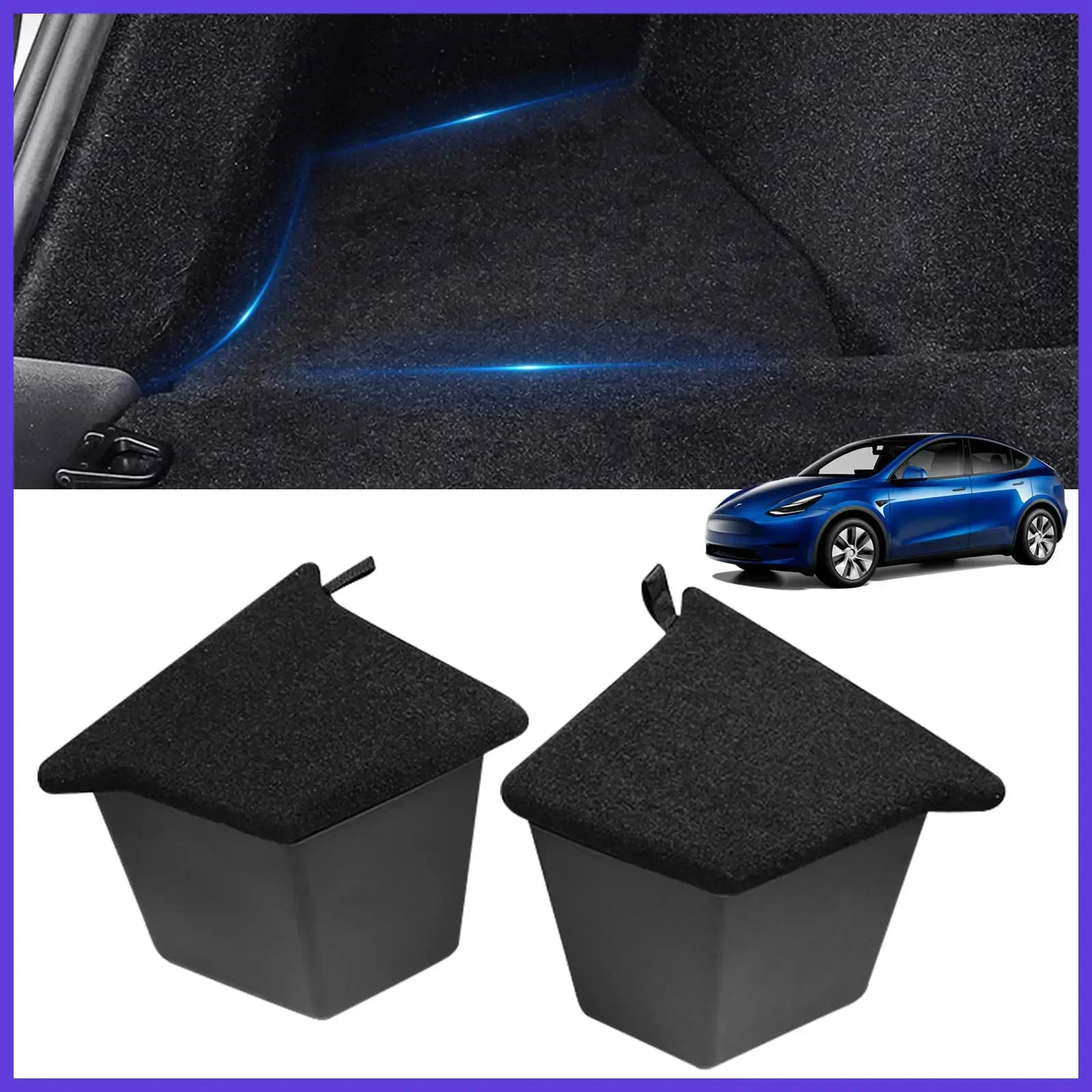 For Tesla Model Y Trunk Side Storage Box 2024 for 5 Seater Lid Reinforced Handle Car Interior Accessories Black
For Tesla Model Y Trunk Side Storage Box 2024 for 5 Seater Lid Reinforced Handle Car Interior Accessories Black