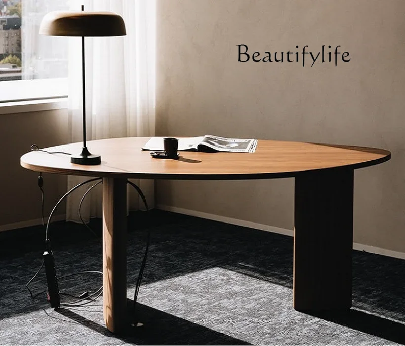 B Nordic Creative Special-shaped Old Dining Table Solid Wood Retro Oval Desk Art Coffee Table
B Nordic Creative Special-shaped Old Dining Table Solid Wood Retro Oval Desk Art Coffee Table