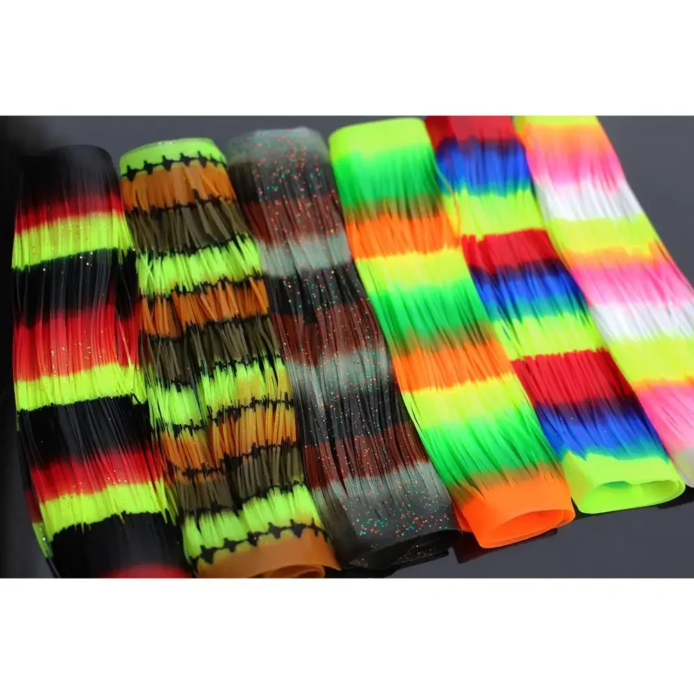 Tigofly 6 pcs Multicolor Silicone Skirts Legs Whole Sheet DIY Spinner Bait Squid Rubber Thread Fly Tying Materials
Tigofly 6 pcs Multicolor Silicone Skirts Legs Whole Sheet DIY Spinner Bait Squid Rubber Thread Fly Tying Materials