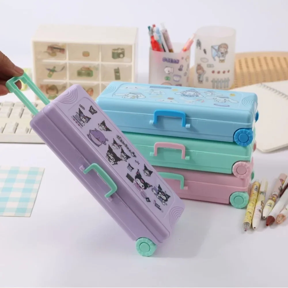 KUROMI 2024 New Multi-functional Pencil Case with Rolling Luggage for Study Stationery and Cosplay Accessories
KUROMI 2024 New Multi-functional Pencil Case with Rolling Luggage for Study Stationery and Cosplay Accessories