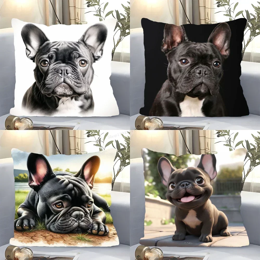 1pc Cute Pet Mini French Bulldog Pillow Case Square Bedroom Sofa Leisure Comfort Cushion Car Living Room Home Decoration
1pc Cute Pet Mini French Bulldog Pillow Case Square Bedroom Sofa Leisure Comfort Cushion Car Living Room Home Decoration