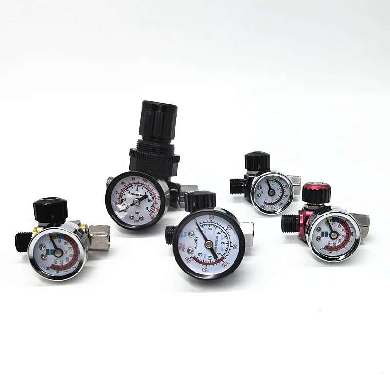 Spray Gun Air Regulator Adjustable Spray Paint Gun Regulator Air Pressure Valve Regulator
Spray Gun Air Regulator Adjustable Spray Paint Gun Regulator Air Pressure Valve Regulator