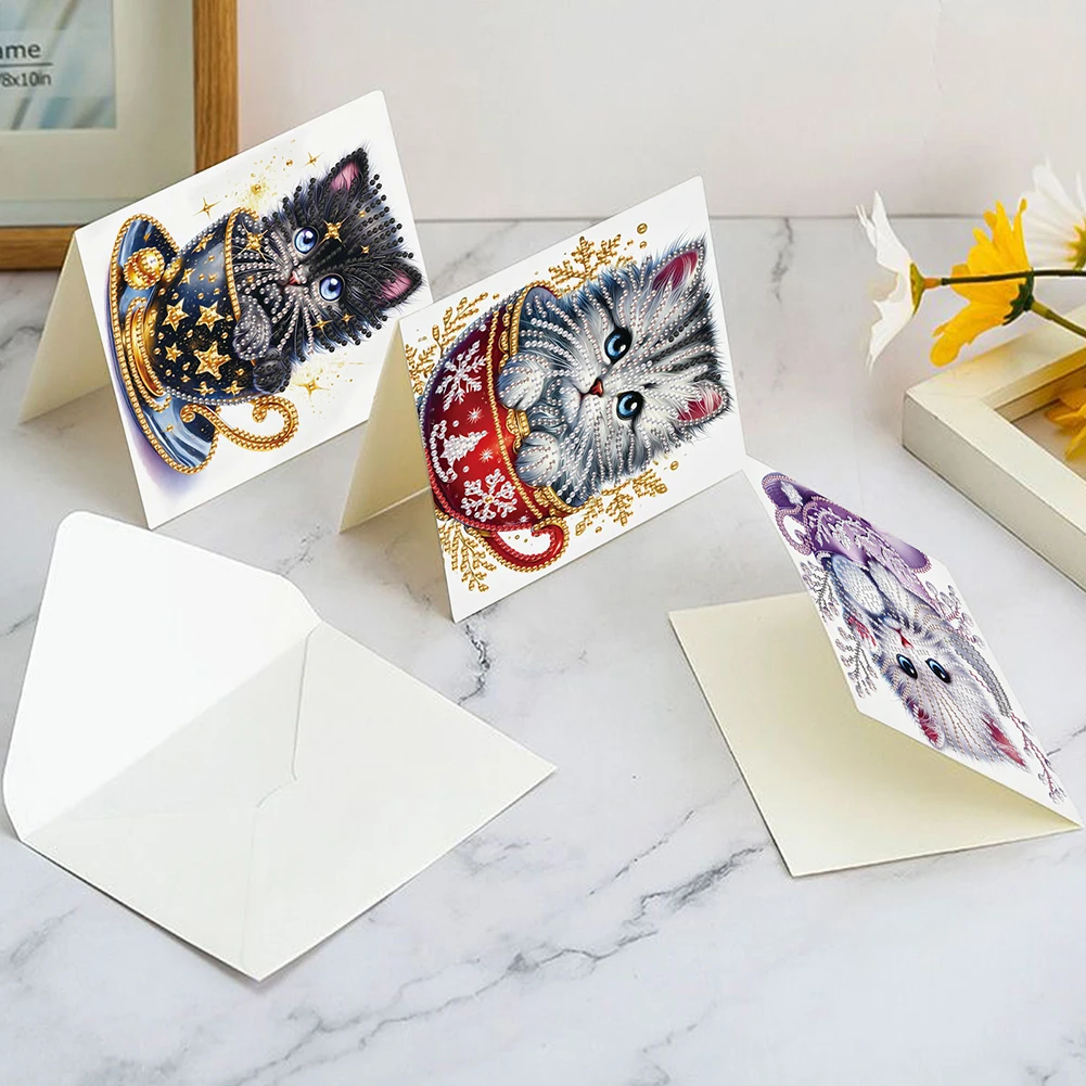 6Pcs Santa Claus DIY Diamond Painting Card Diamond Daily Wish Card Diamond Painting Greeting Card for Family Friends Gift
6Pcs Santa Claus DIY Diamond Painting Card Diamond Daily Wish Card Diamond Painting Greeting Card for Family Friends Gift