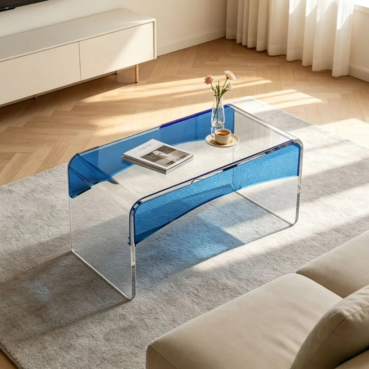 Simple acrylic side table sofa small sidetable living room light luxury coffeetable two-color creative bedsidetable
Simple acrylic side table sofa small sidetable living room light luxury coffeetable two-color creative bedsidetable
