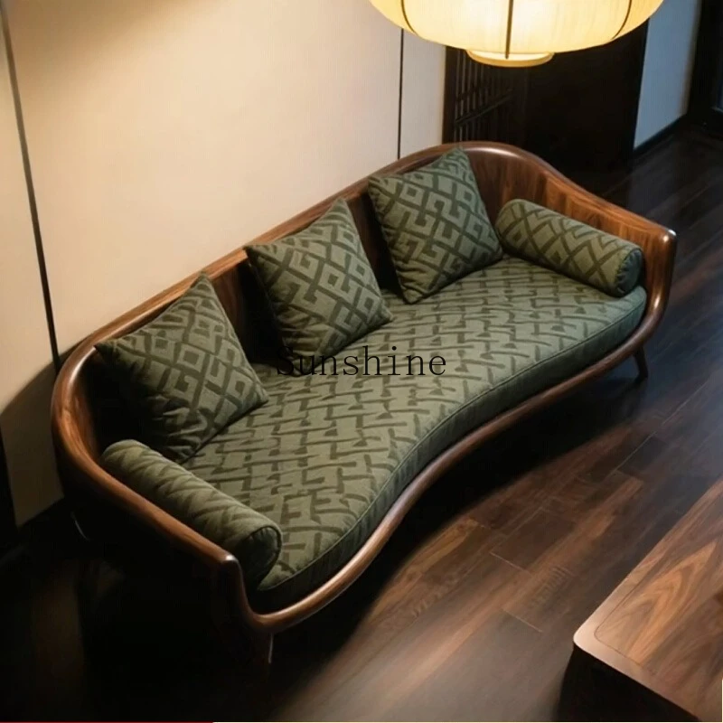 Light luxury living room small apartment household solid wood straight sofa
Light luxury living room small apartment household solid wood straight sofa