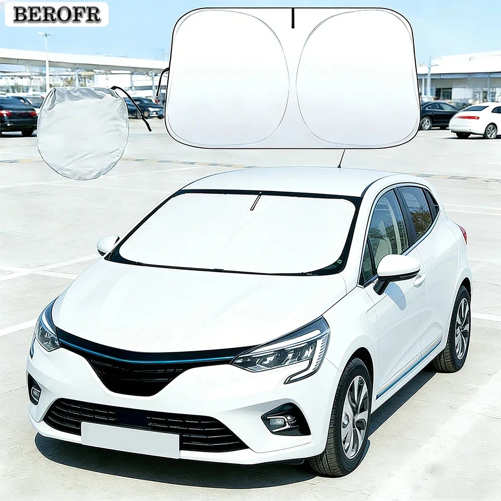 Car Windshield Sun Shade For Renault Clio 2 3 4 5 2012-2025 Sunshade Sun Visor Protector Foldable Blocks UV Rays
Car Windshield Sun Shade For Renault Clio 2 3 4 5 2012-2025 Sunshade Sun Visor Protector Foldable Blocks UV Rays