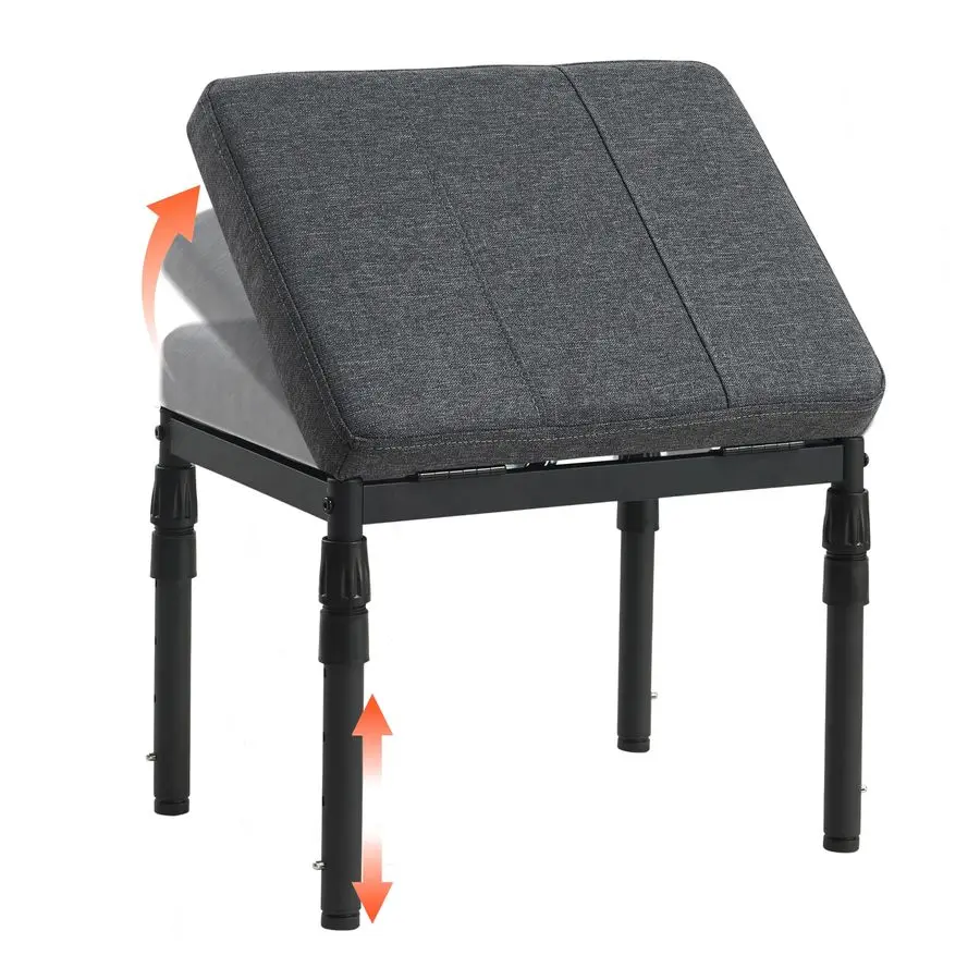 Adjustable Ottoman Pouf, 4 Height Position 60 Degree Tilt Angle Adjustment Footrest Ottomans Footrest Foot Stools Pouffe Footst
Adjustable Ottoman Pouf, 4 Height Position 60 Degree Tilt Angle Adjustment Footrest Ottomans Footrest Foot Stools Pouffe Footst