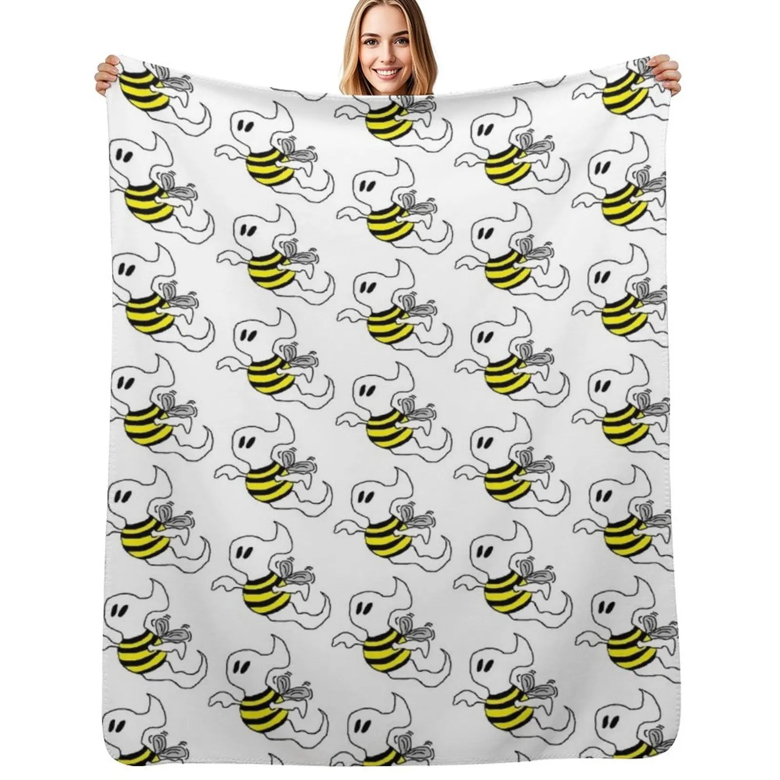 Boo Bee Logo (various designs) Throw Blanket Loose halloween Plush Thin Blankets
Boo Bee Logo (various designs) Throw Blanket Loose halloween Plush Thin Blankets