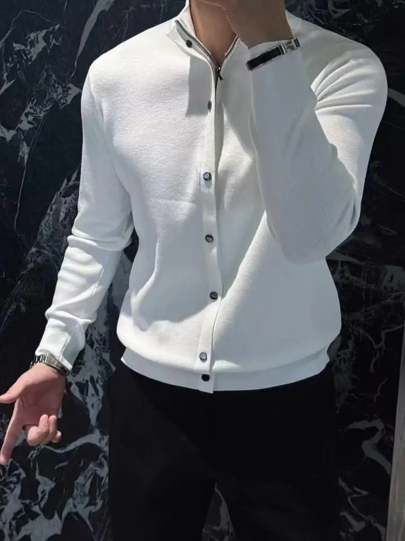 Faionable Casual Knitwear Men's Stand Collar Sweater Autumn Winter New Sle High End Sensation Versatile Long Sve Top
Faionable Casual Knitwear Men's Stand Collar Sweater Autumn Winter New Sle High End Sensation Versatile Long Sve Top