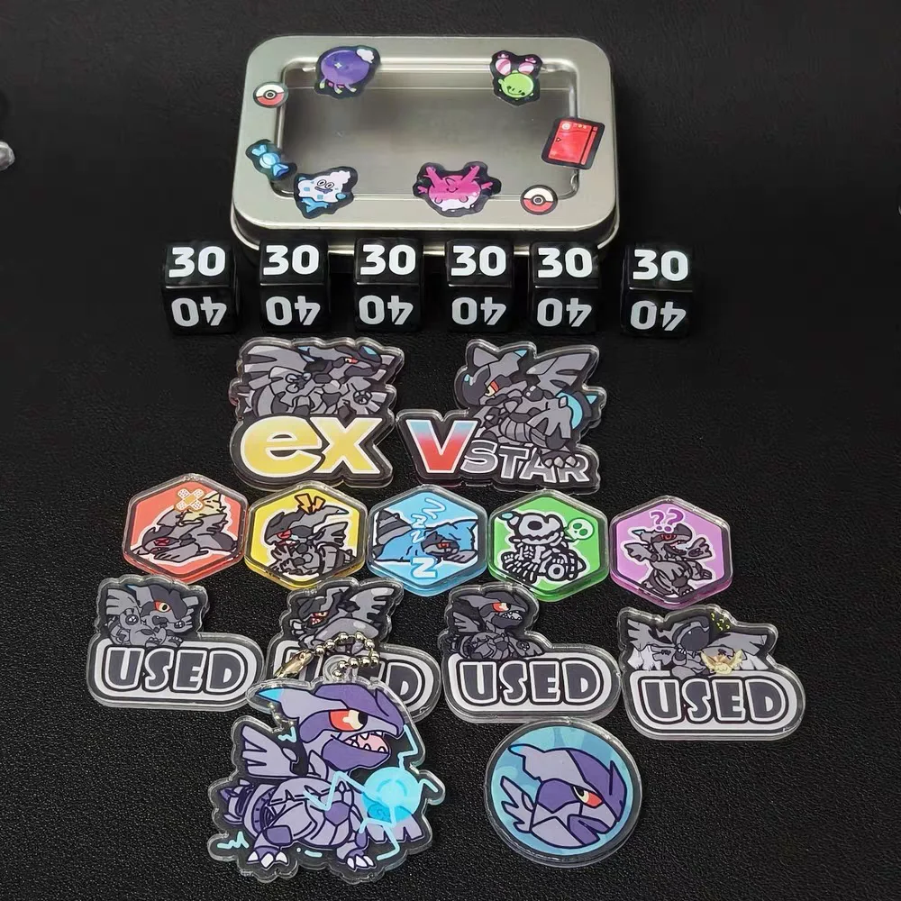 PTCG Pokemon Anime Character Match Scoring Damage Counter Damage Indicator Zekrom Borad Role-playing Game Acrylic Gift
PTCG Pokemon Anime Character Match Scoring Damage Counter Damage Indicator Zekrom Borad Role-playing Game Acrylic Gift