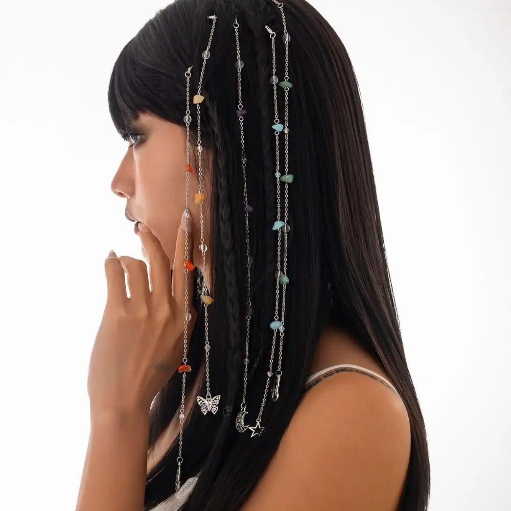 Vintage Beads Hair Braiding Tool Crystal Butterfly Hair Braid Rings Pendant Hair Accessories Tasel Hair Rings Girls
Vintage Beads Hair Braiding Tool Crystal Butterfly Hair Braid Rings Pendant Hair Accessories Tasel Hair Rings Girls