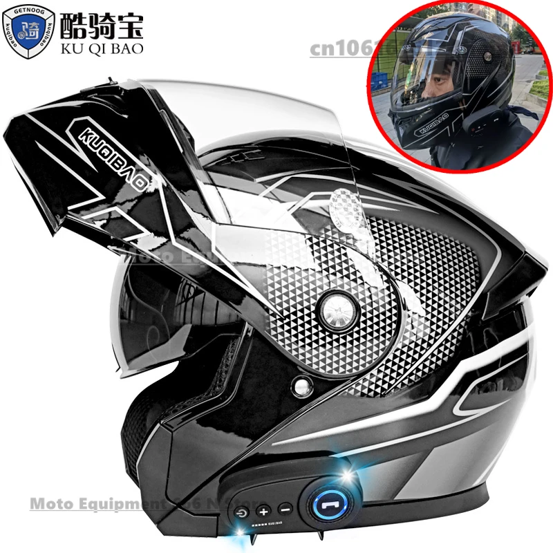 Dot Certified ABS Dual Anti-fog Visor Bluetooth Headset Integrated Flip-type Motorcycle Helmet with Removable Inner Lining K10
Dot Certified ABS Dual Anti-fog Visor Bluetooth Headset Integrated Flip-type Motorcycle Helmet with Removable Inner Lining K10