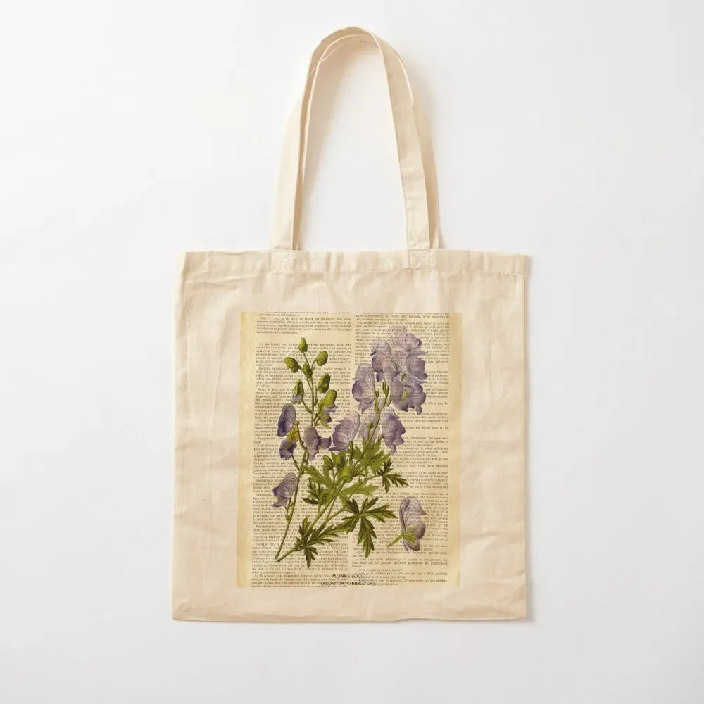 Botanical print, on old book page - garden flowers - delphinium Tote Bag women bag tote bags men Eco bag
Botanical print, on old book page - garden flowers - delphinium Tote Bag women bag tote bags men Eco bag