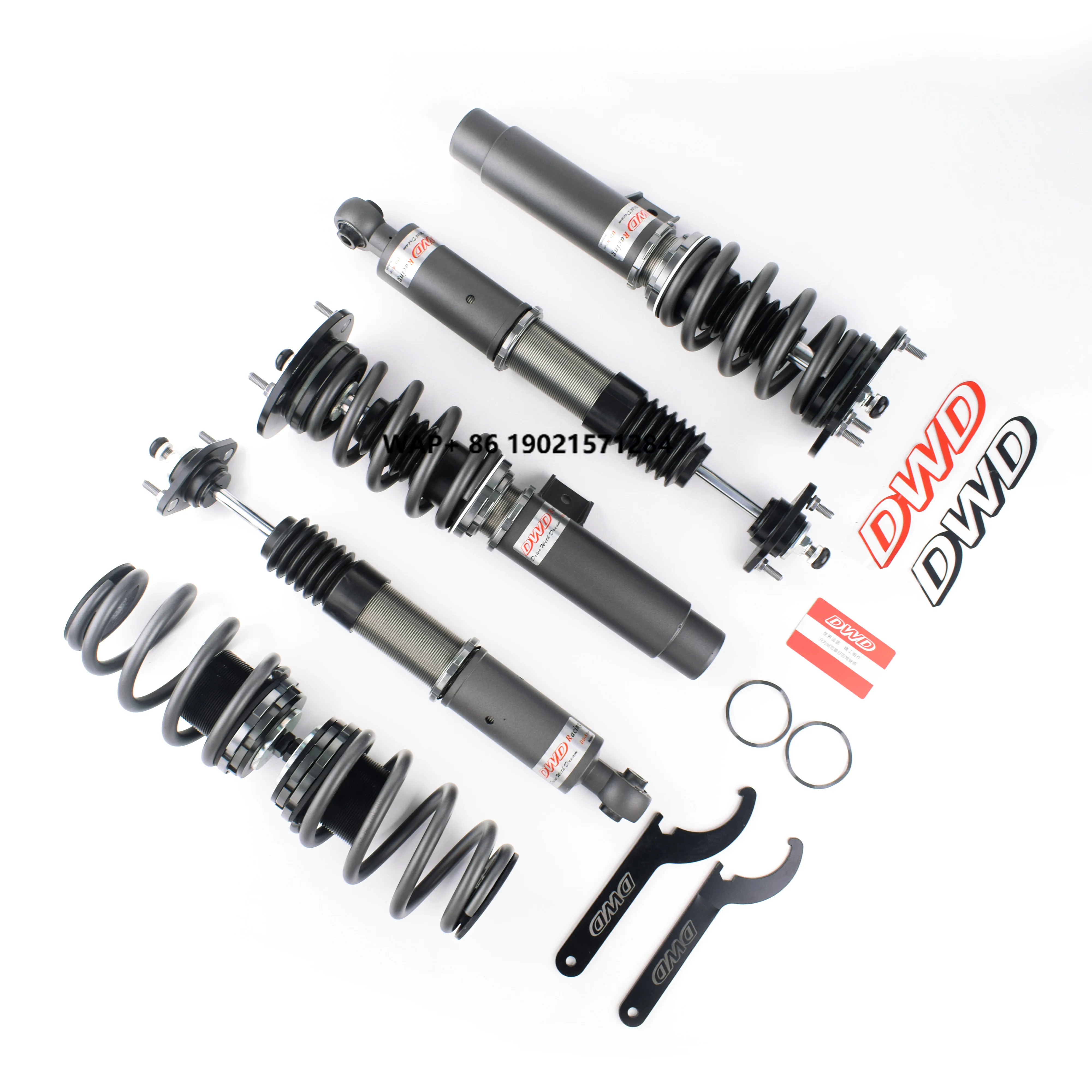 DWD BMW008 High Performance Adjustable Coilovers Shock Absorber Car Suspension for BMW 3 Series 4th Gen E46 (Non-M) 97-06
DWD BMW008 High Performance Adjustable Coilovers Shock Absorber Car Suspension for BMW 3 Series 4th Gen E46 (Non-M) 97-06