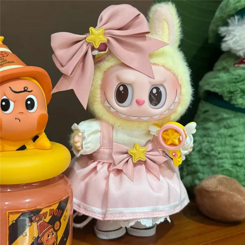 Для куклы Labubu Wakaii, японский наряд для волшебной девушки, одежда, японская юбка Cardcaptor Sakura, нарядная одежда, аксессуары для сидения и вечеринки
Для куклы Labubu Wakaii, японский наряд для волшебной девушки, одежда, японская юбка Cardcaptor Sakura, нарядная одежда, аксессуары для сидения и вечеринки