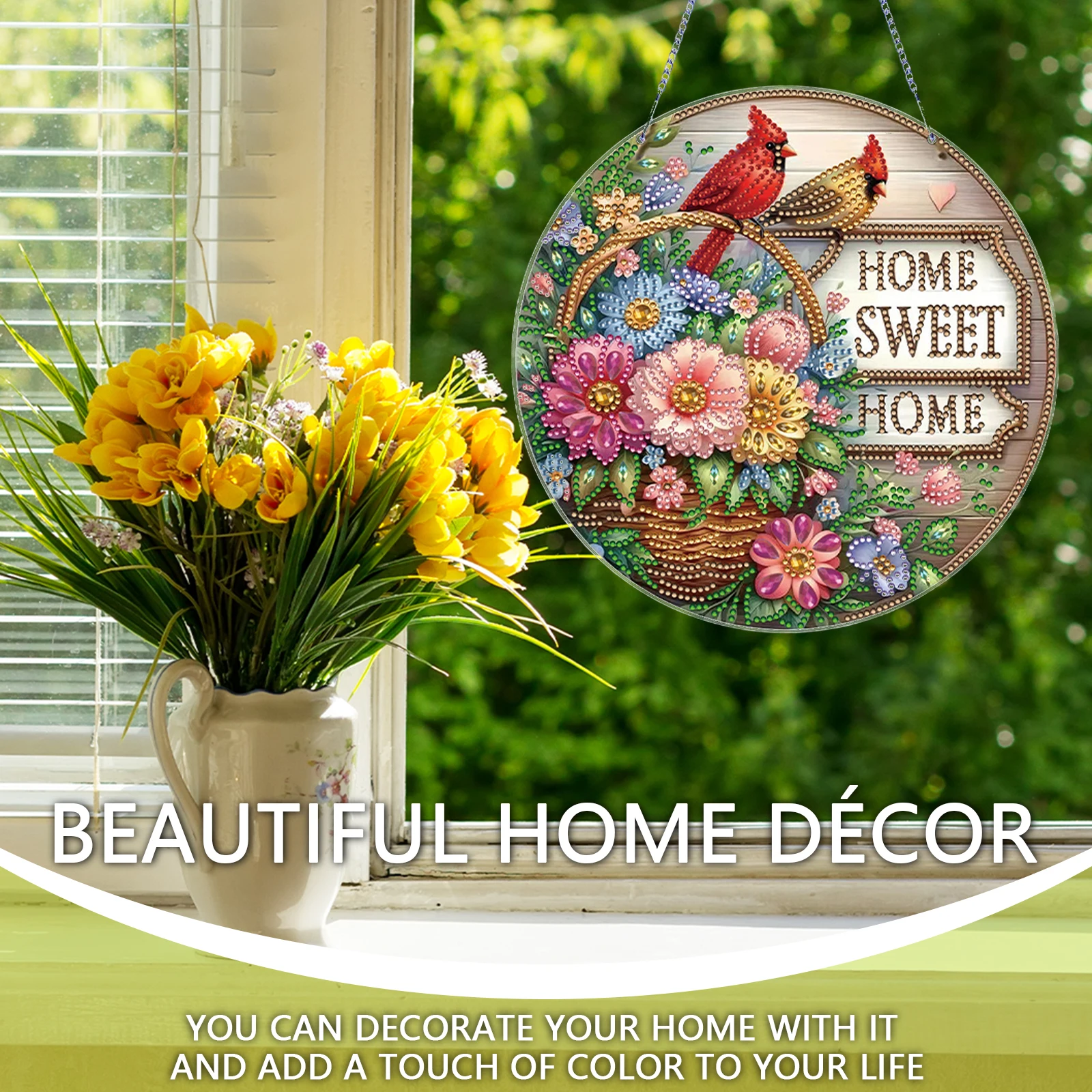 Thanksgiving Diamond Art Hanging Pendant Diamond Painting Home Decor Rhinestone Diamond Art Window Pendants for Window Decor
Thanksgiving Diamond Art Hanging Pendant Diamond Painting Home Decor Rhinestone Diamond Art Window Pendants for Window Decor