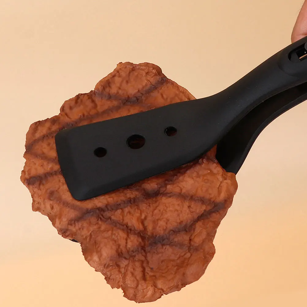 Silicone Spatula Tongs Heat Resistant Kitchen Clamp Tong Nonslip Handle Cooking Shovel Multi Use Frying Flipper Fish Steak
Silicone Spatula Tongs Heat Resistant Kitchen Clamp Tong Nonslip Handle Cooking Shovel Multi Use Frying Flipper Fish Steak
