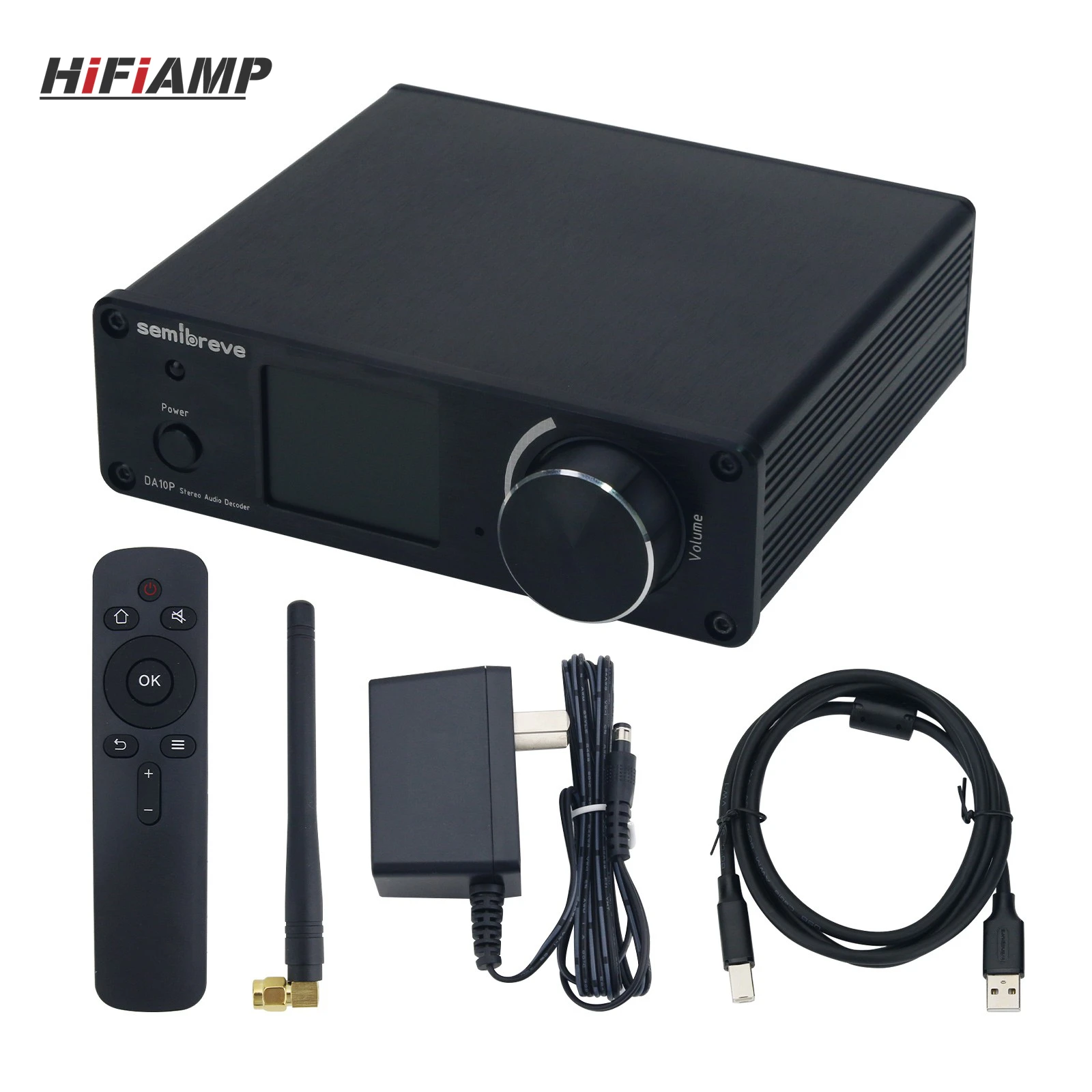 HiFiAMP Semibreve DA10P Dual ES9039Q2M Stereo Audio Decoder DSD512 QCC3095 Bluetooth5.4 HiFi DAC
HiFiAMP Semibreve DA10P Dual ES9039Q2M Stereo Audio Decoder DSD512 QCC3095 Bluetooth5.4 HiFi DAC