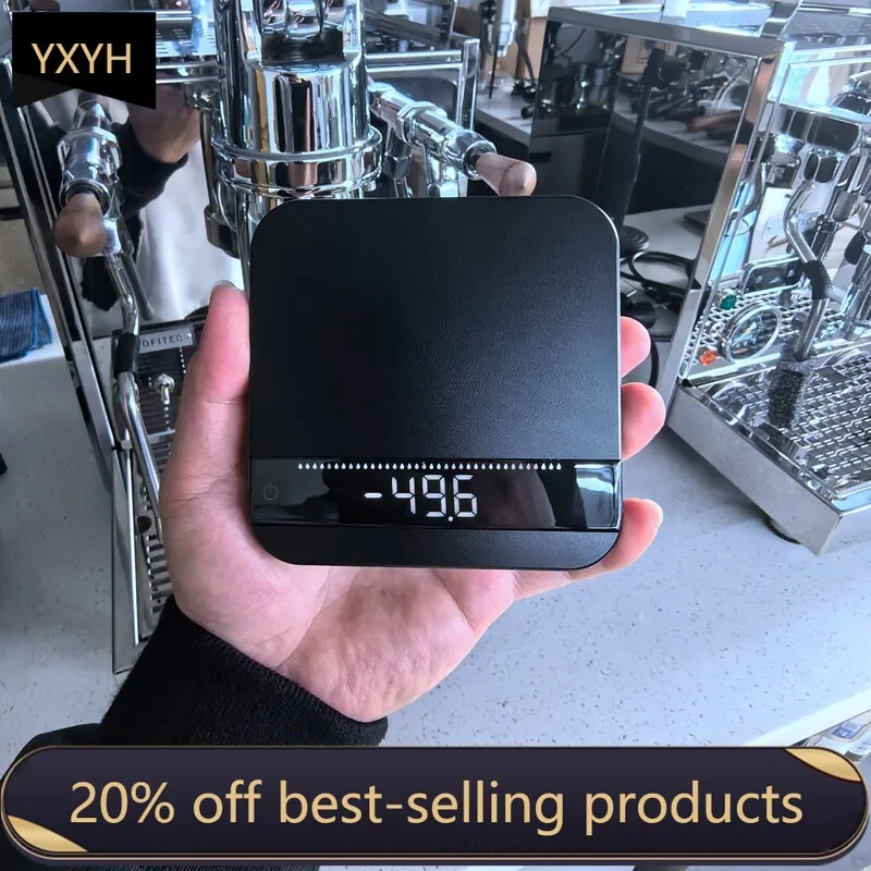 Electronic scale, manual flushing intelligent automatic timed coffee scale
Electronic scale, manual flushing intelligent automatic timed coffee scale
