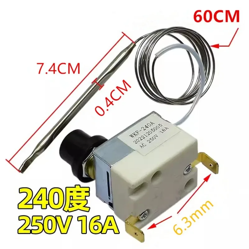 240 ° Электрический ограничитель температуры ST-240CX, защита от перегрева для электрических фритюрниц, с ручным сбросом, для керамических плит, 2 шт.
240 ° Электрический ограничитель температуры ST-240CX, защита от перегрева для электрических фритюрниц, с ручным сбросом, для керамических плит, 2 шт.