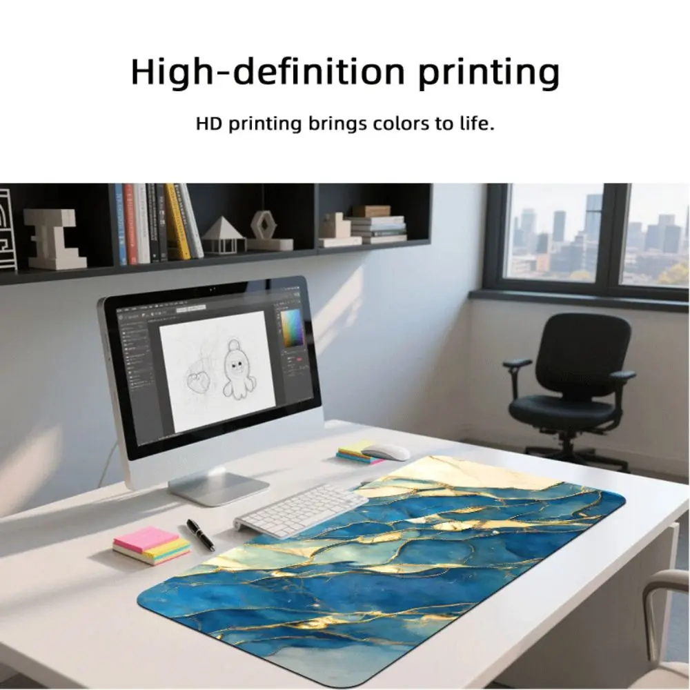 Easy to Clean Marble Mouse Pad Non-slip Rubber Large Mousepad Stitched Edge Large Writing Pad Home Office
Easy to Clean Marble Mouse Pad Non-slip Rubber Large Mousepad Stitched Edge Large Writing Pad Home Office