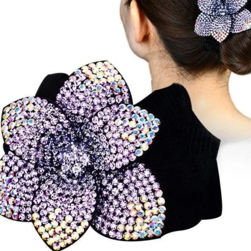 Korean Style Luxury Women Blue Purple Red Rhinestone Flower Velvet Hair Tie , Woman Headwear Ties
Korean Style Luxury Women Blue Purple Red Rhinestone Flower Velvet Hair Tie , Woman Headwear Ties