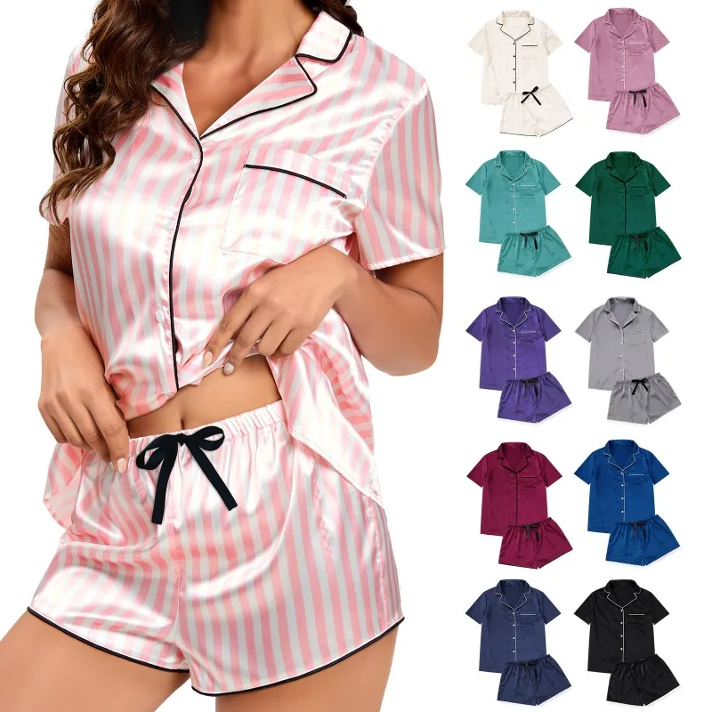 Satin Elastic Comfortable Loungewear Pajama Set Two Piece Set High Quality
Satin Elastic Comfortable Loungewear Pajama Set Two Piece Set High Quality