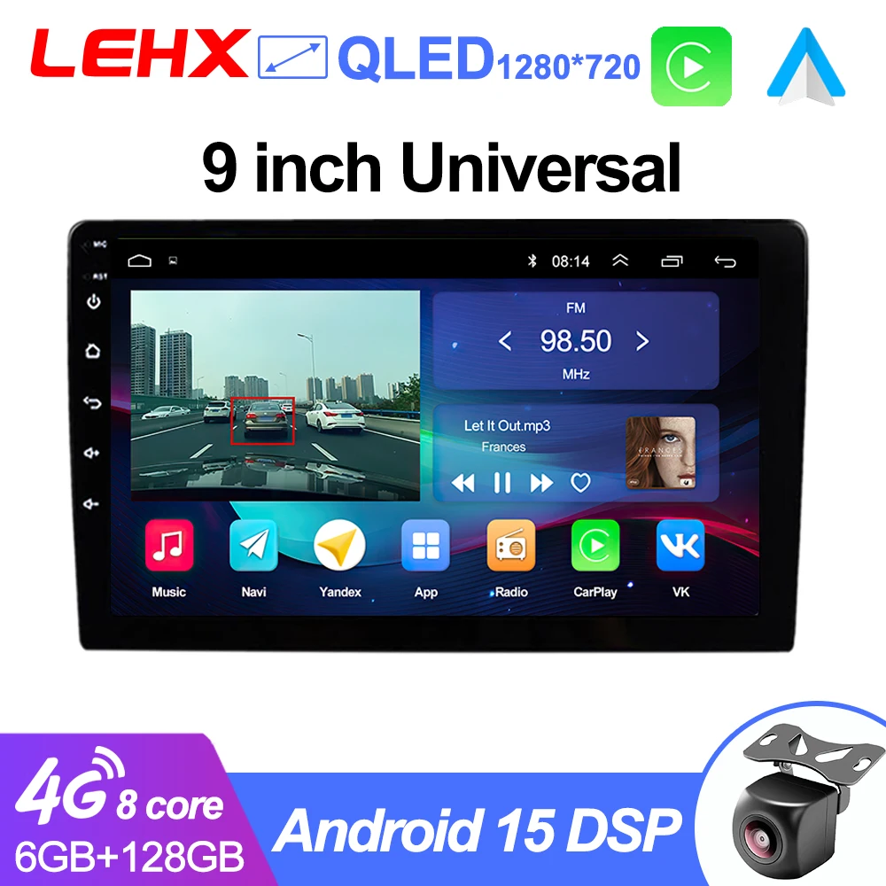 LEHX 9 inch Wireless Carplay 2din Android 15 Car Radio Multimedia Video Player Universal GPS Navigation 4G WiFi AutoRadio
LEHX 9 inch Wireless Carplay 2din Android 15 Car Radio Multimedia Video Player Universal GPS Navigation 4G WiFi AutoRadio