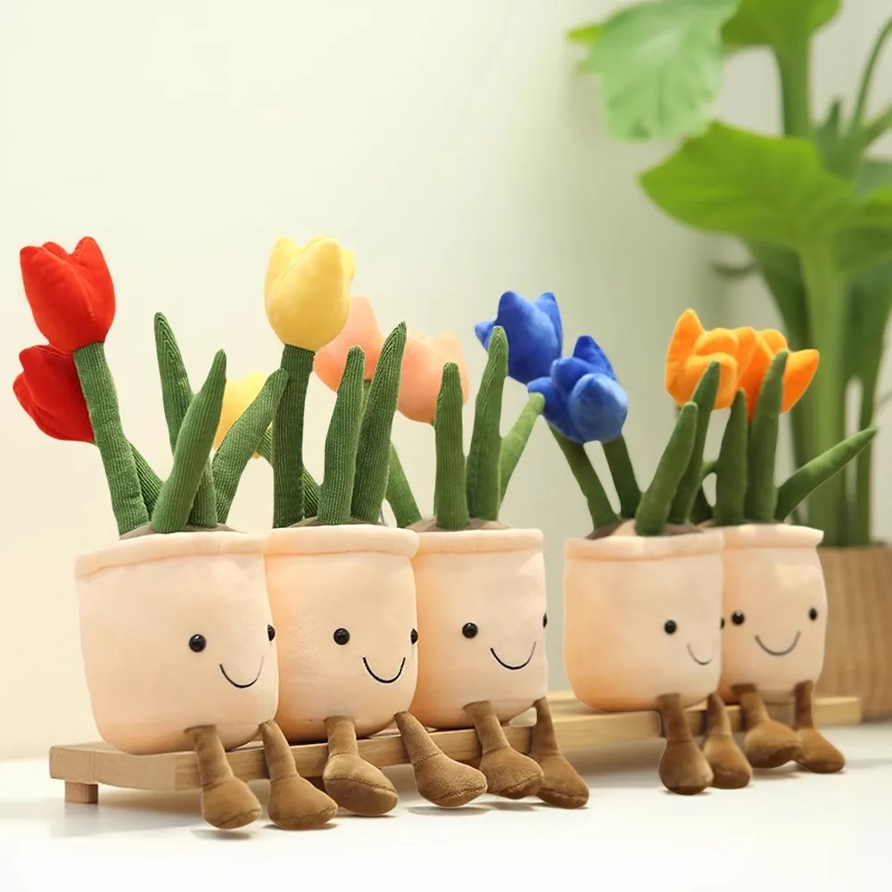 Tulipán realista toys succulent plant plush filling toys potted flower decoration toys room bookshelf decoration creative
Tulipán realista toys succulent plant plush filling toys potted flower decoration toys room bookshelf decoration creative