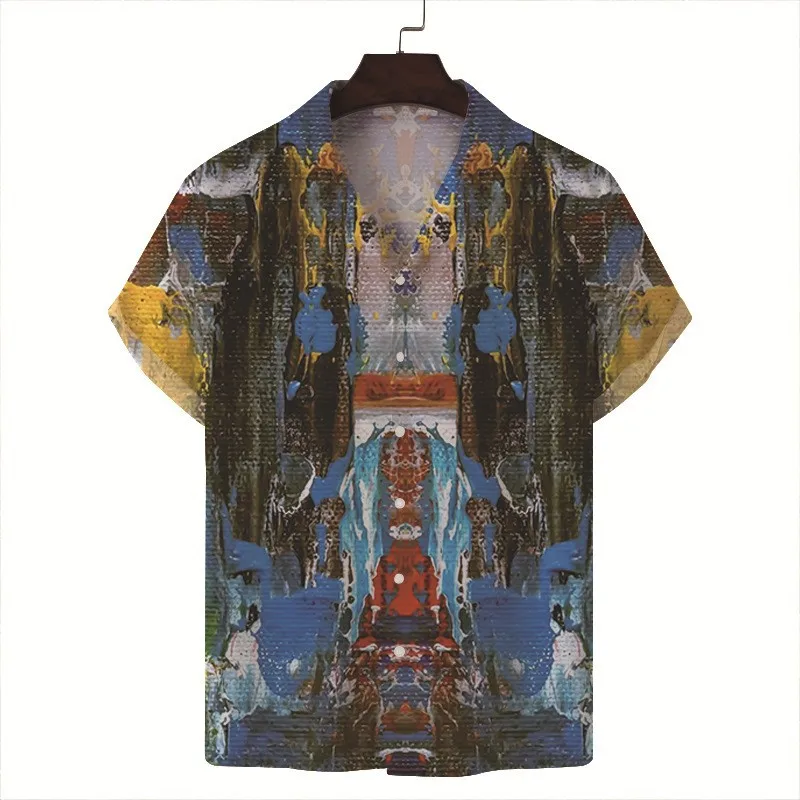 Summer Hawaiian Men's Button Shirts Harajuku Vintage Men's Clothing Beach Tops Fashion Short Sleeve Shirts
Summer Hawaiian Men's Button Shirts Harajuku Vintage Men's Clothing Beach Tops Fashion Short Sleeve Shirts