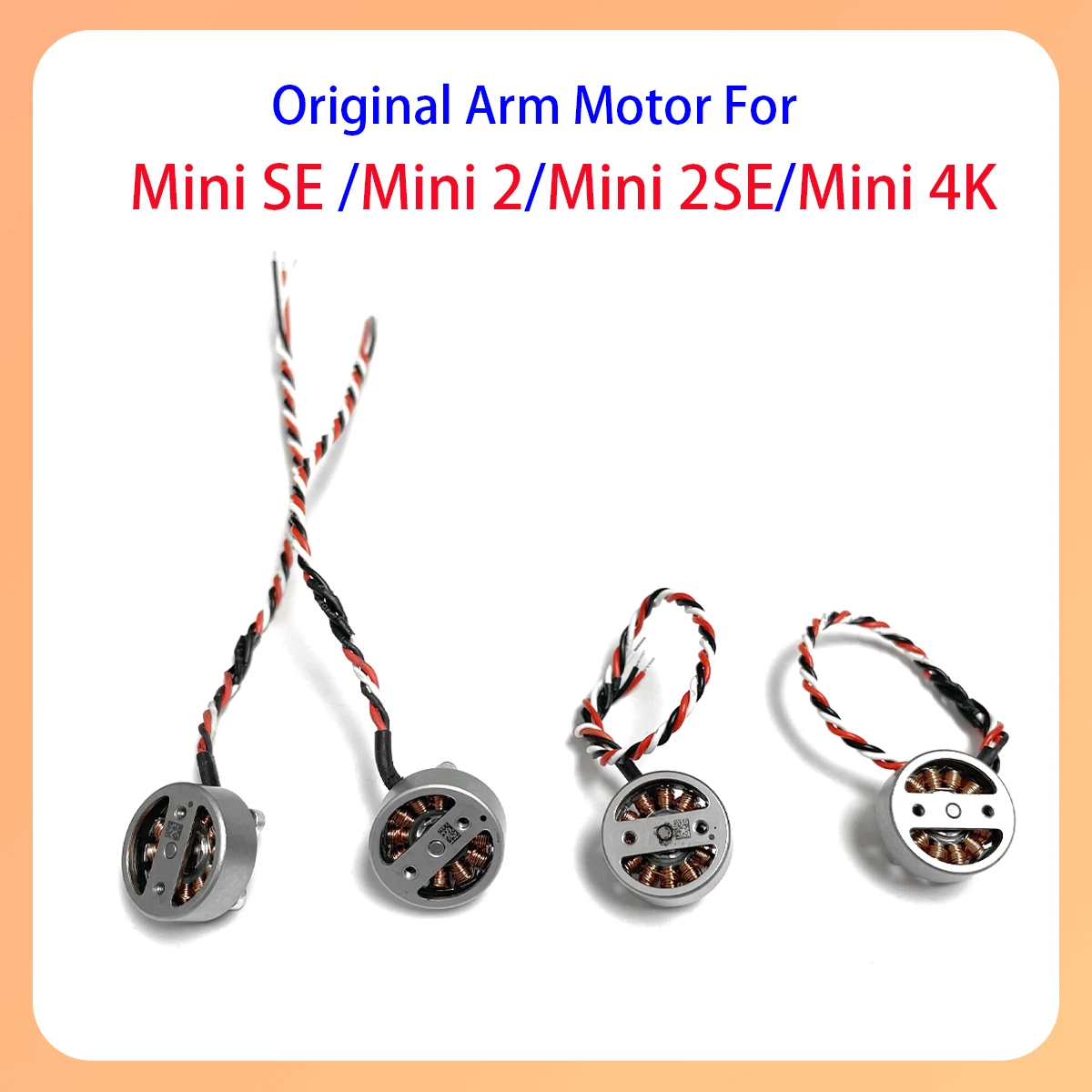 Original Min2/se/4k/2se body front, rear, left, and right antenna motors are suitable for DJI Min2 series drone accessories 
Original Min2/se/4k/2se body front, rear, left, and right antenna motors are suitable for DJI Min2 series drone accessories