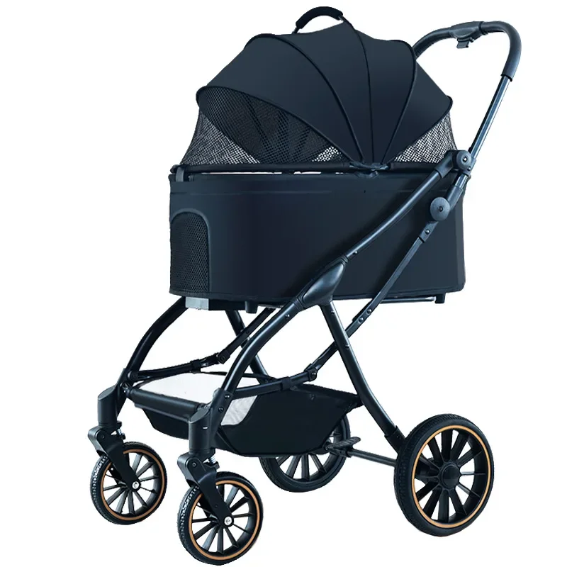 Stylish and Foldable Pet Stroller for Dogs and Cats, Easy-to-Store Small Dog Carriage for Travelling and Outdoor Activities
Stylish and Foldable Pet Stroller for Dogs and Cats, Easy-to-Store Small Dog Carriage for Travelling and Outdoor Activities