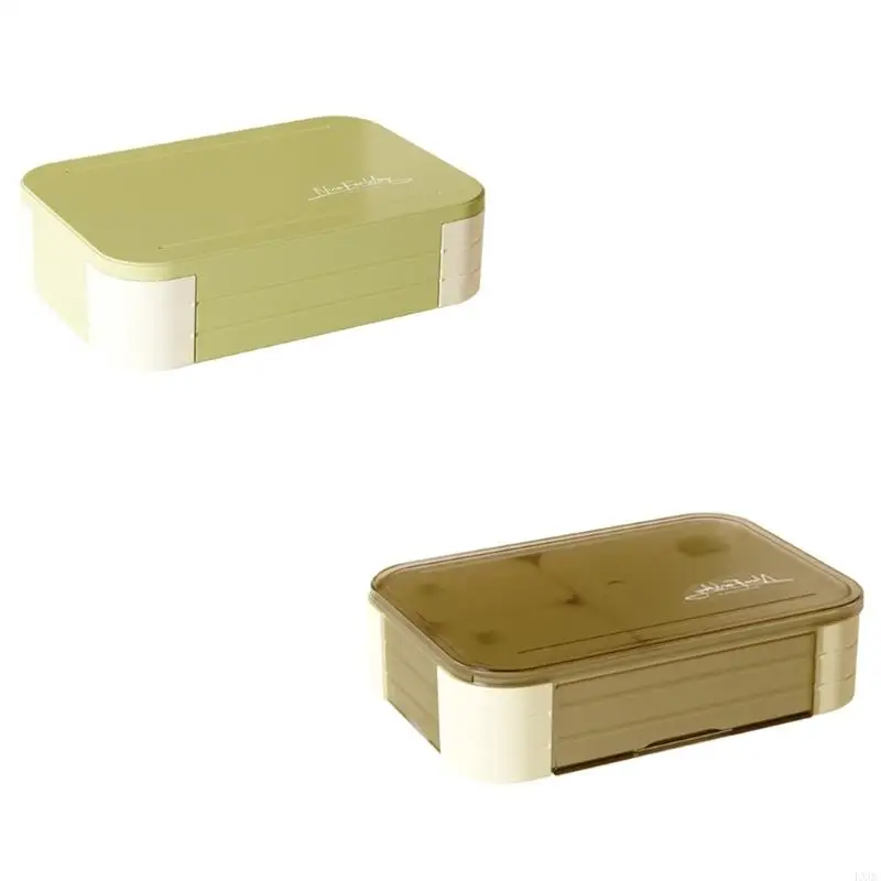 LX0C Functional Adult Bentos Lunch Box Leak proof Bentos Box with 3 Compartments For Work And Travel Microwave Friendly
LX0C Functional Adult Bentos Lunch Box Leak proof Bentos Box with 3 Compartments For Work And Travel Microwave Friendly