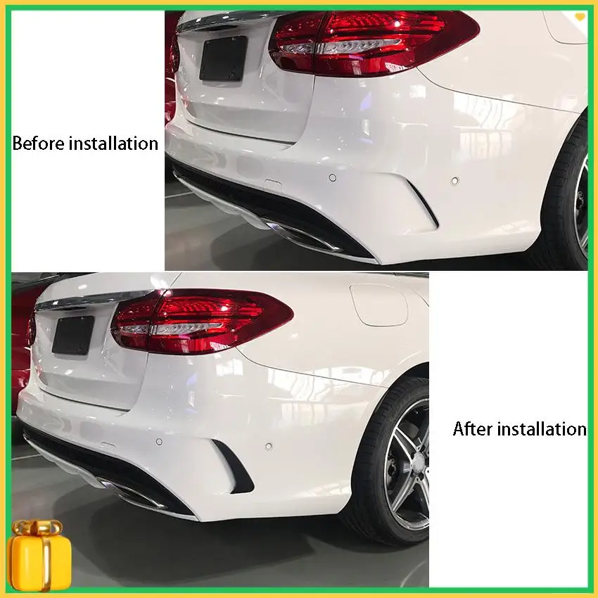 Premium Rear Bumper Spoiler Side Canard For Mercedes For Benz C Class Estate S205 C180 C200 For AMG Black
Premium Rear Bumper Spoiler Side Canard For Mercedes For Benz C Class Estate S205 C180 C200 For AMG Black