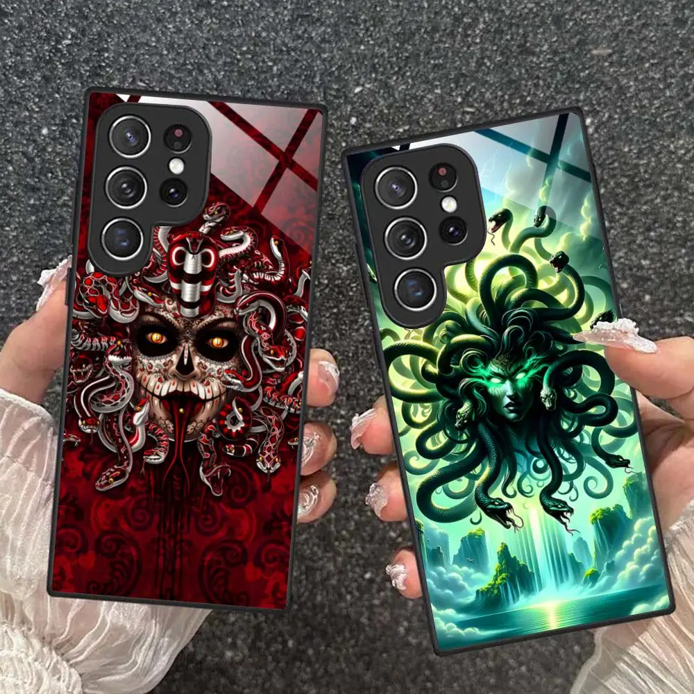 Medusa Snake Gorgon Phone Case for Samsung Galaxy A56 55 54 53 52 51 36 35 34 23 16 15 5G Glass Protective Cover
Medusa Snake Gorgon Phone Case for Samsung Galaxy A56 55 54 53 52 51 36 35 34 23 16 15 5G Glass Protective Cover