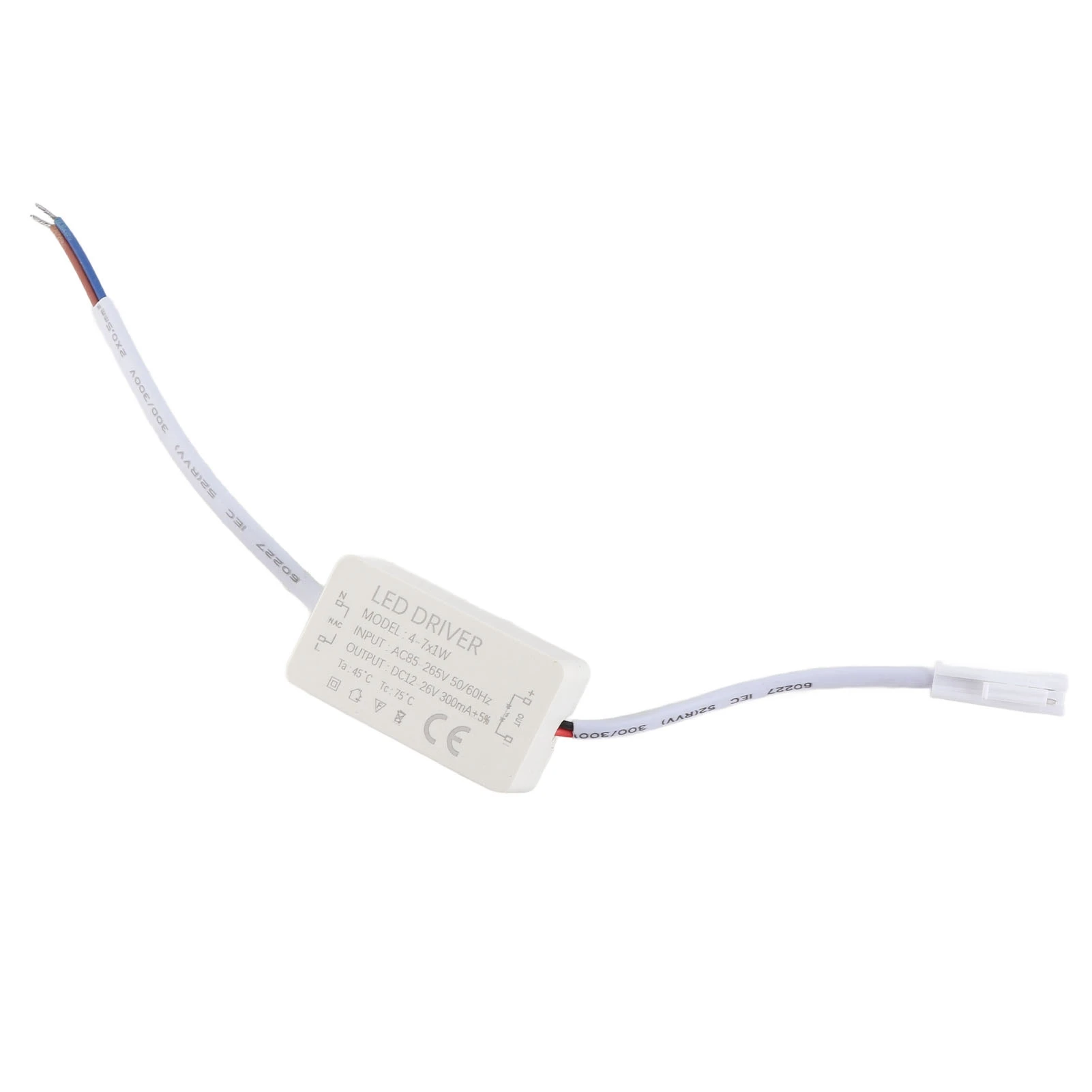 Lighting Accessories 4‑7X1W LED Driver Constant Current 300mA Input AC85‑265V Output DC12‑26V Power Supply
Lighting Accessories 4‑7X1W LED Driver Constant Current 300mA Input AC85‑265V Output DC12‑26V Power Supply