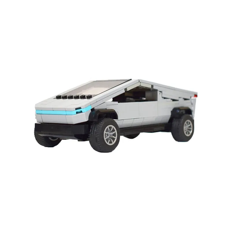 Buggy Electric Pickup Cyber Truck Hypercar MOC High Tech SUV Car Model Building Blocks Bricks Creative Ideas Toy for Kids Gift
Buggy Electric Pickup Cyber Truck Hypercar MOC High Tech SUV Car Model Building Blocks Bricks Creative Ideas Toy for Kids Gift