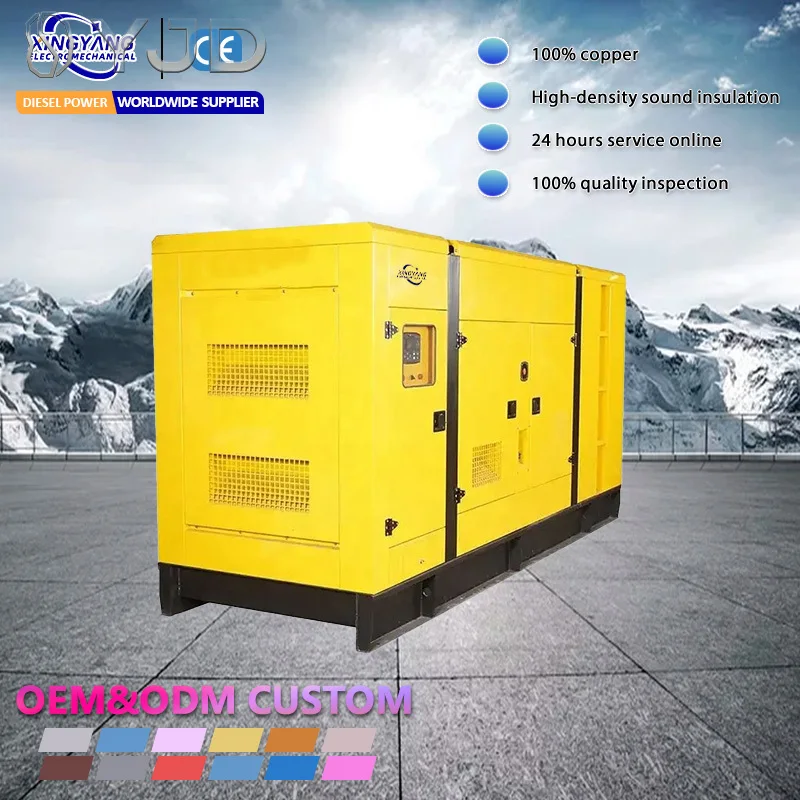 30KVA-200kVA 50Hz Low Noise Silent Diesel Generator Set with ATS and Soundproof Canopy Price
30KVA-200kVA 50Hz Low Noise Silent Diesel Generator Set with ATS and Soundproof Canopy Price