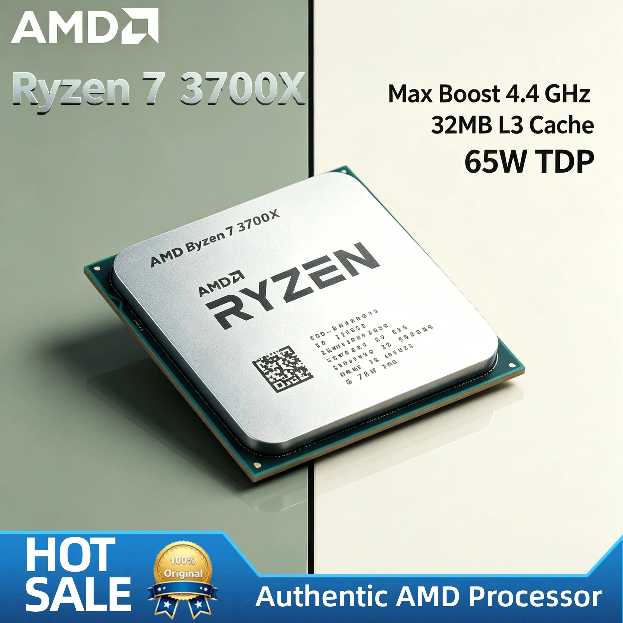 AMD Ryzen 7 3700X 3.6-4.4GHz 8 Core 16 Thread 65W 7nm L3 32M Socket AM4 Tray Pro Max Gaming Desktop High Performance
AMD Ryzen 7 3700X 3.6-4.4GHz 8 Core 16 Thread 65W 7nm L3 32M Socket AM4 Tray Pro Max Gaming Desktop High Performance