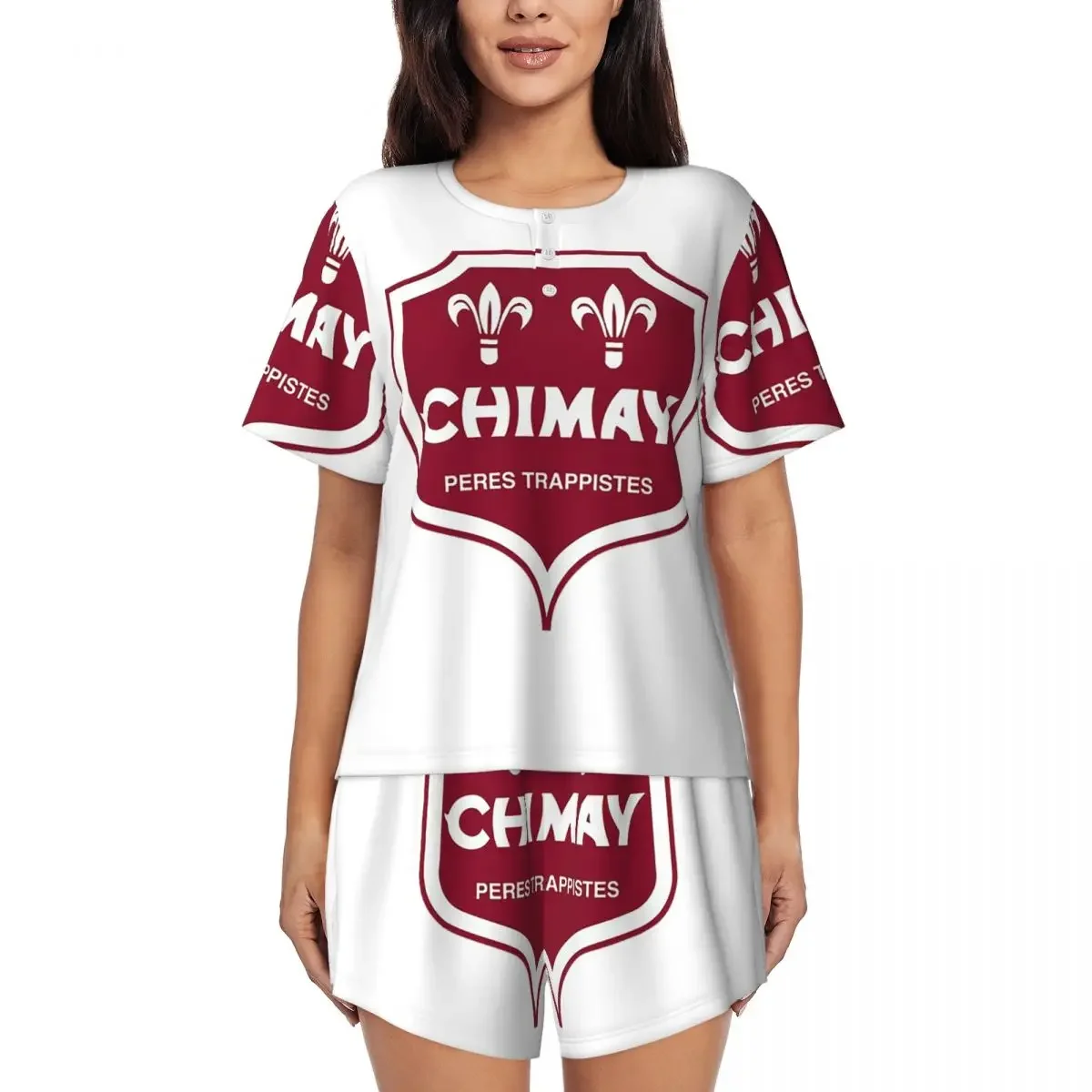 Chimay Round Neck Short Sleeves Nightdress for Sleeping Sleepshirts Women Loose Pajama Set Short Pants
Chimay Round Neck Short Sleeves Nightdress for Sleeping Sleepshirts Women Loose Pajama Set Short Pants