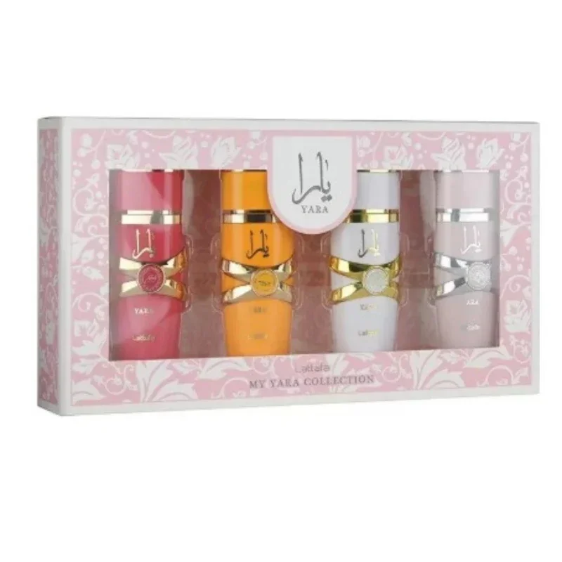 Lattafa Women Long Lasting Perfume Gift Set 4×25ml Floral Fruity Gourmand Eau De Parfum with Vanilla Musk Amber & Jasmine
Lattafa Women Long Lasting Perfume Gift Set 4×25ml Floral Fruity Gourmand Eau De Parfum with Vanilla Musk Amber & Jasmine