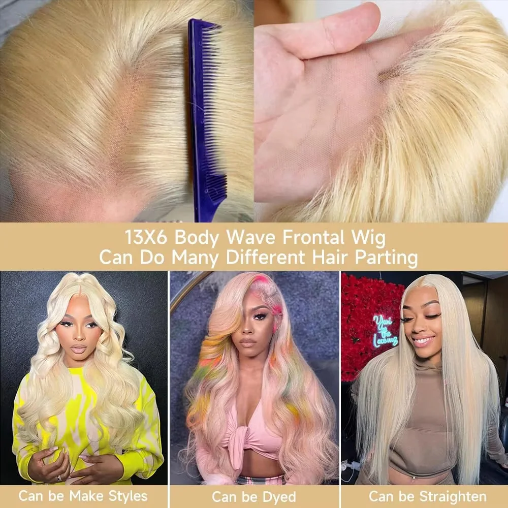 46 Inch Blonde Brazilian Body Wave Human Hair Wigs 613 Hd Transparent Lace Frontal Wig 200% Density Pre Plucked 13x6 13x6 Lace Front Wig Colored Human Hair For Women
46 Inch Blonde Brazilian Body Wave Human Hair Wigs 613 Hd Transparent Lace Frontal Wig 200% Density Pre Plucked 13x6 13x6 Lace Front Wig Colored Human Hair For Women